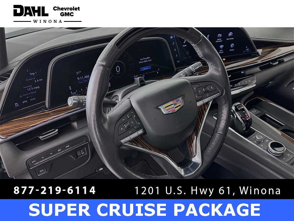Used 2023 Cadillac Escalade Premium Luxury with VIN 1GYS4BKL3PR331798 for sale in Winona, Minnesota