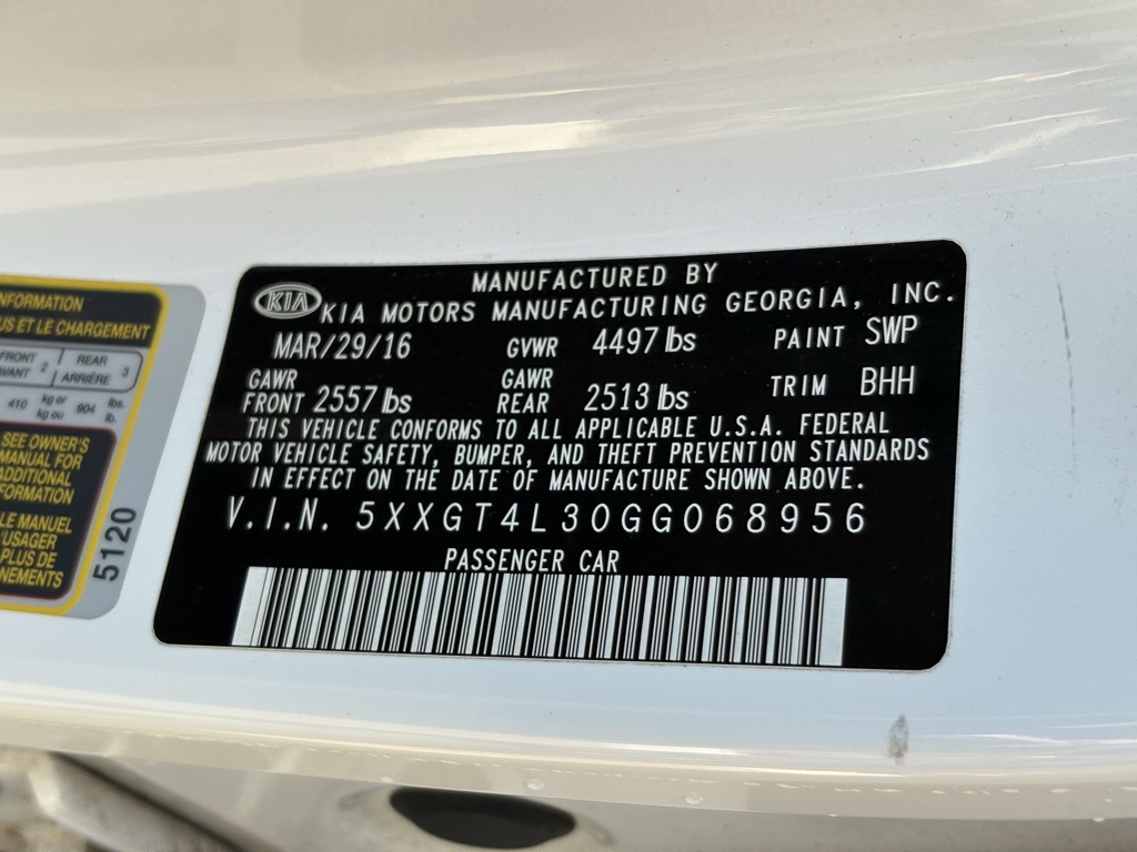 2016 Kia Optima LX photo 13
