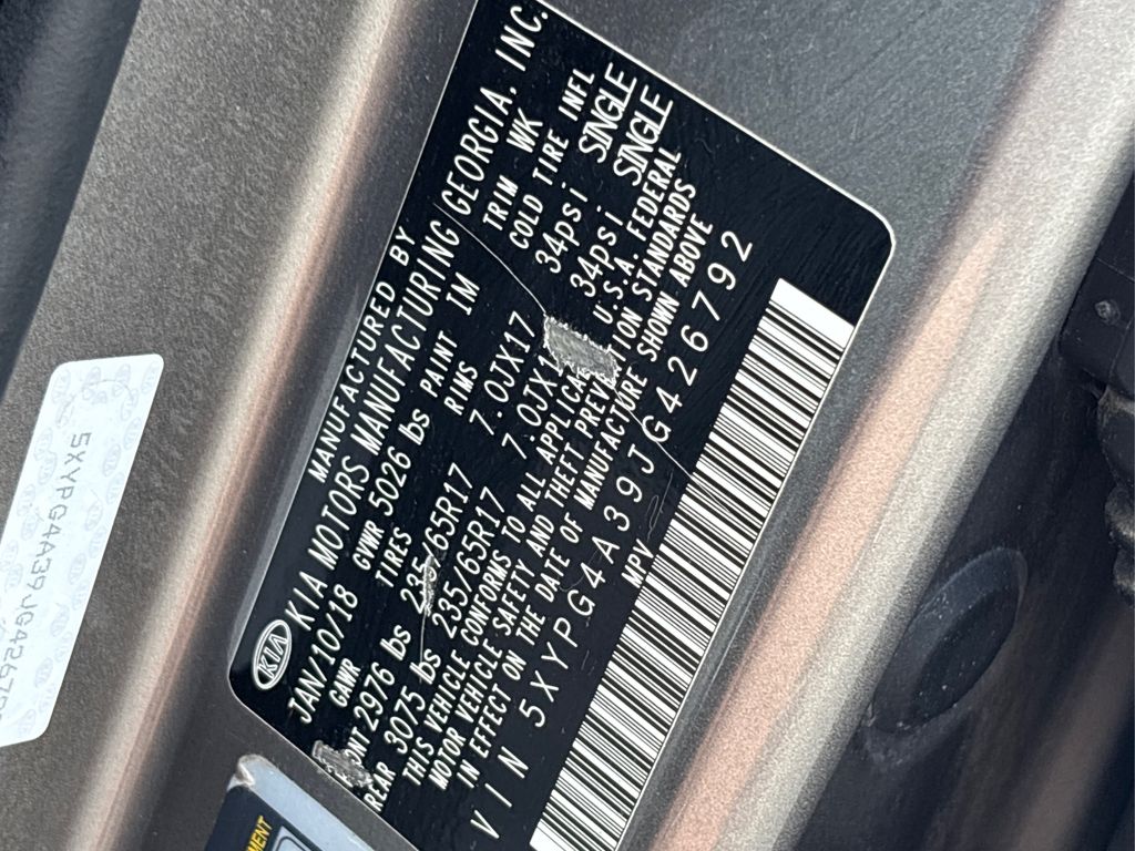 2018 Kia Sorento L photo 11