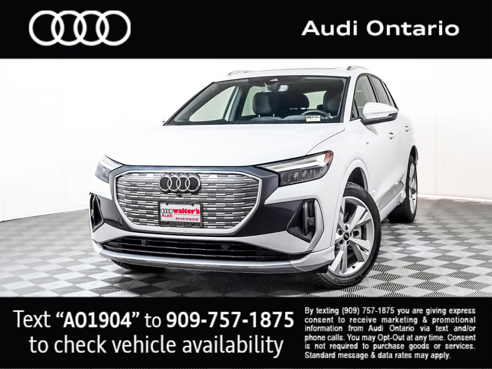 Used 2023 Glacier White Metallic Audi Premium image 1