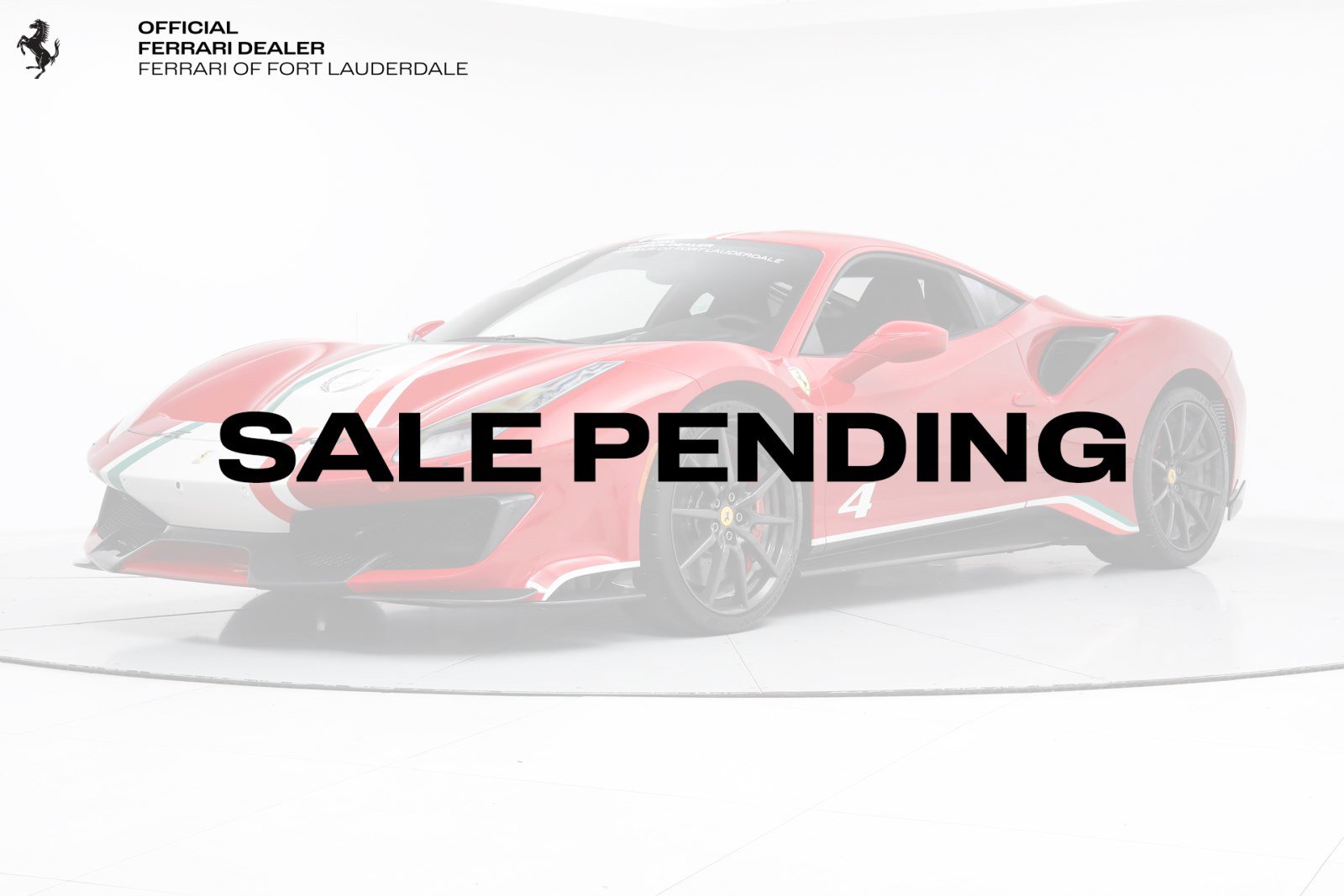 2019 Ferrari 488 PISTA PILOTI 