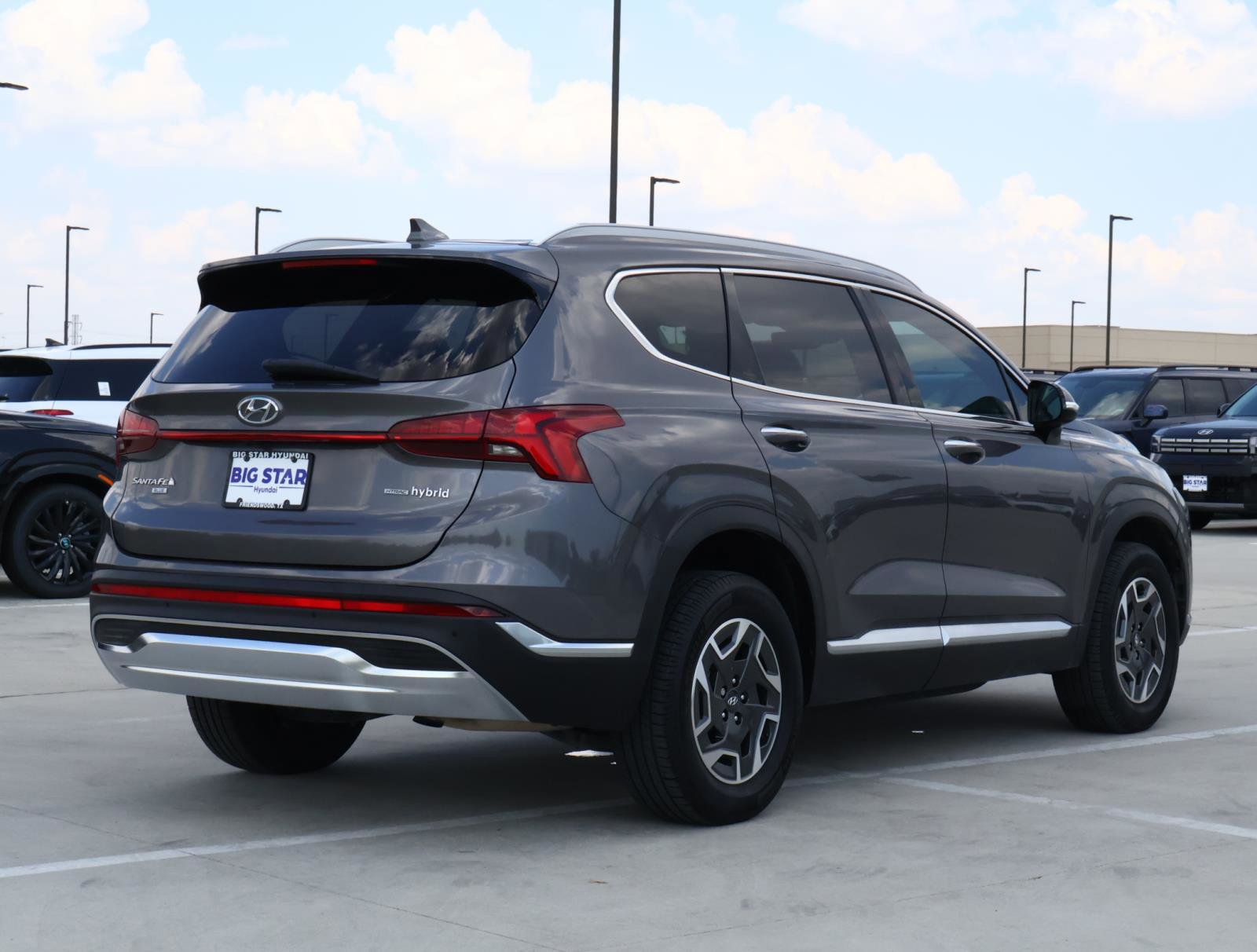 2021 Hyundai Santa Fe Blue photo 3
