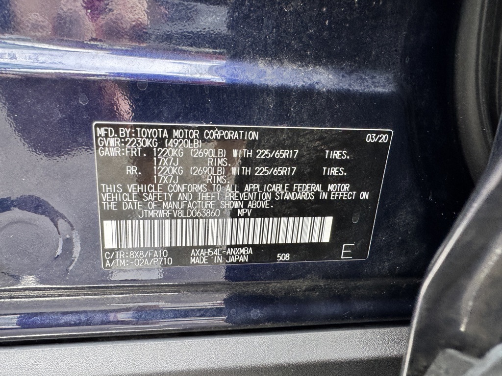 2020 Toyota RAV4 Hybrid XLE photo 30