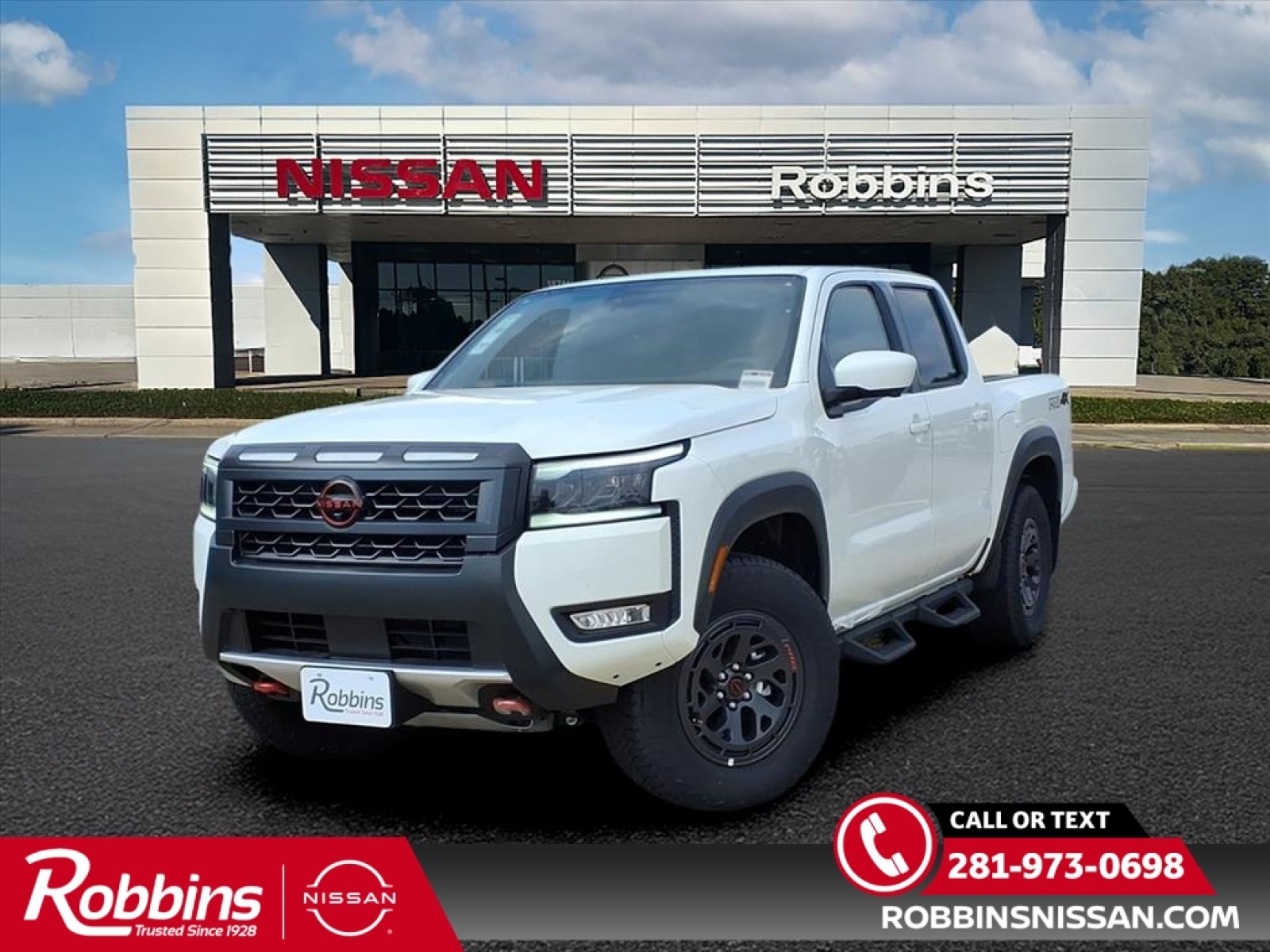 2026 Nissan Frontier Crew Cab PRO-4X® White at Robbins Nissan