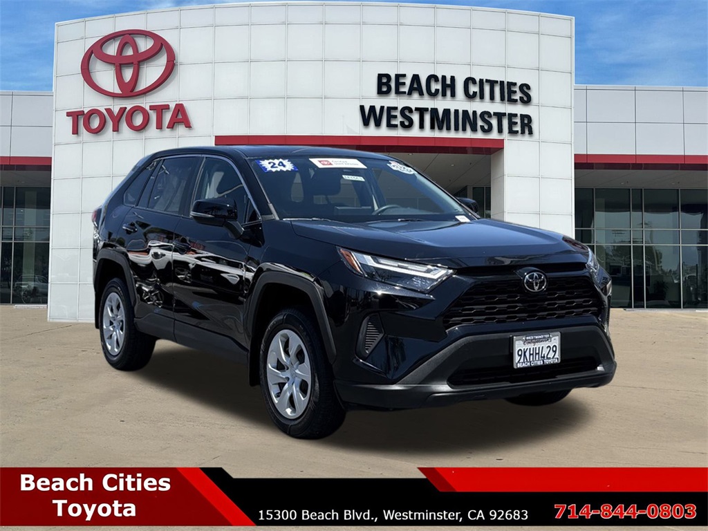 Certified Used 2024 Black Toyota LE image 1