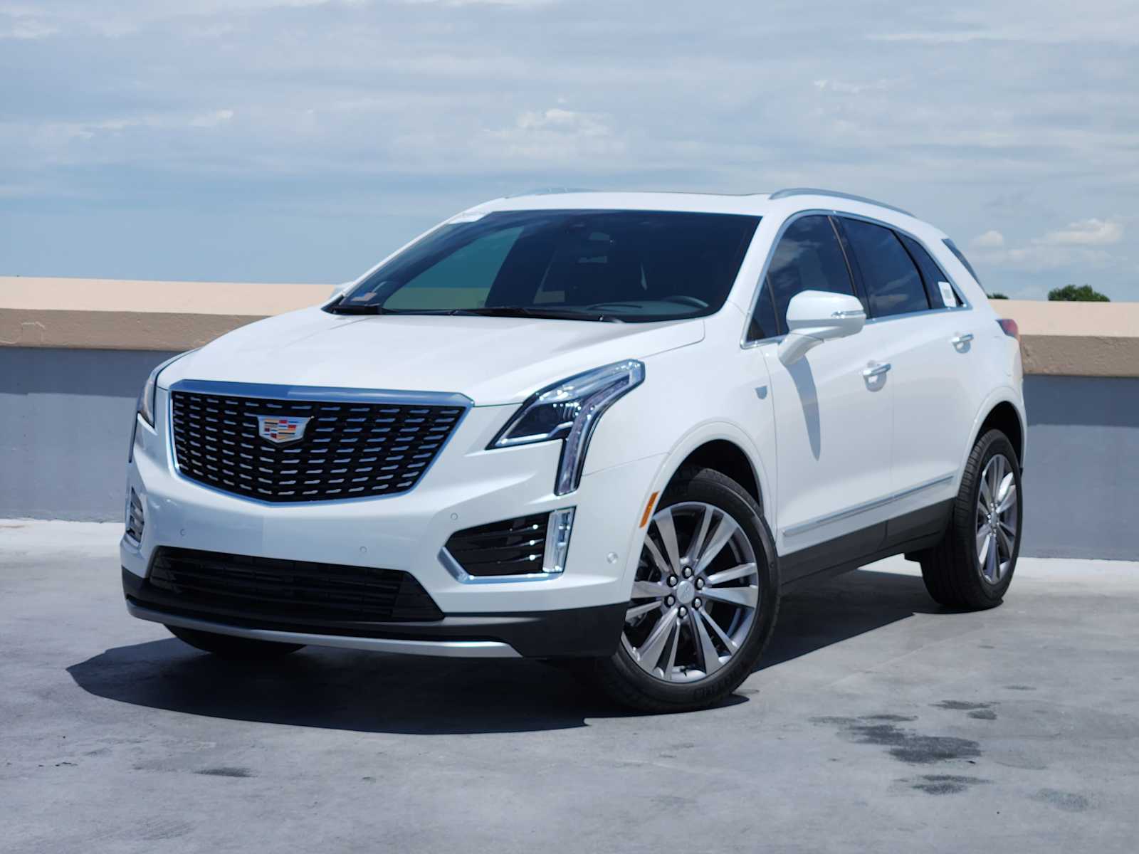 New 2025 Crystal White Tricoat Cadillac Premium Luxury image 1