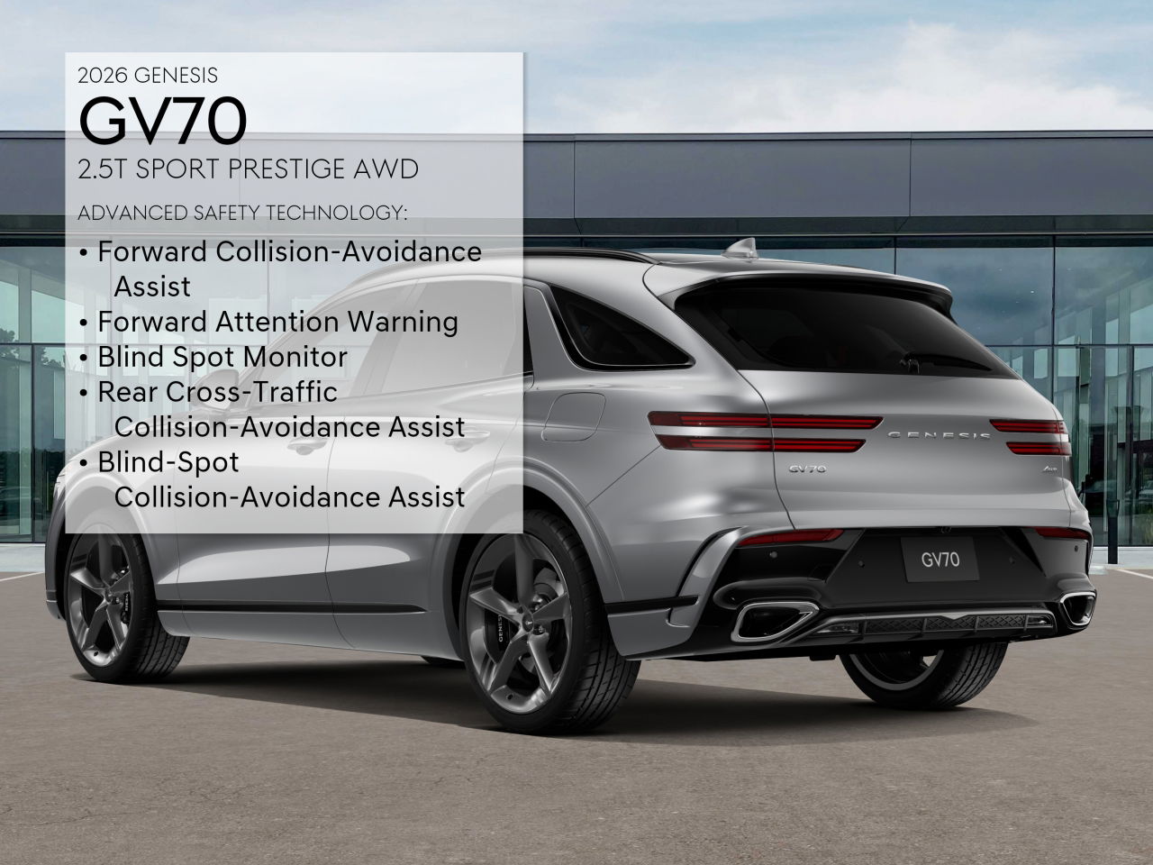 2026 Genesis GV70 2.5T Sport Prestige photo 4
