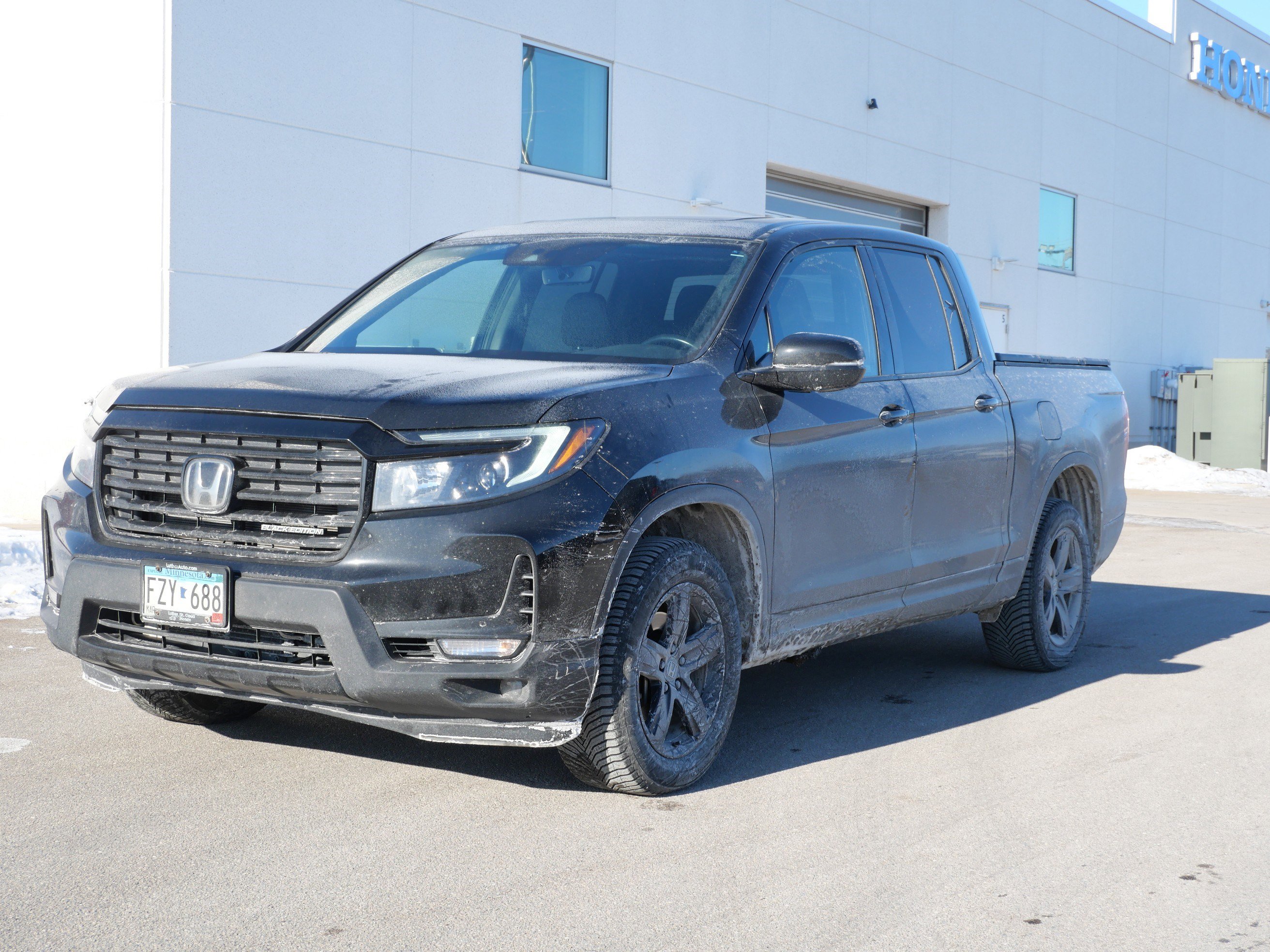 Used 2021 Honda Ridgeline Black Edition with VIN 5FPYK3F89MB010536 for sale in Waite Park, Minnesota
