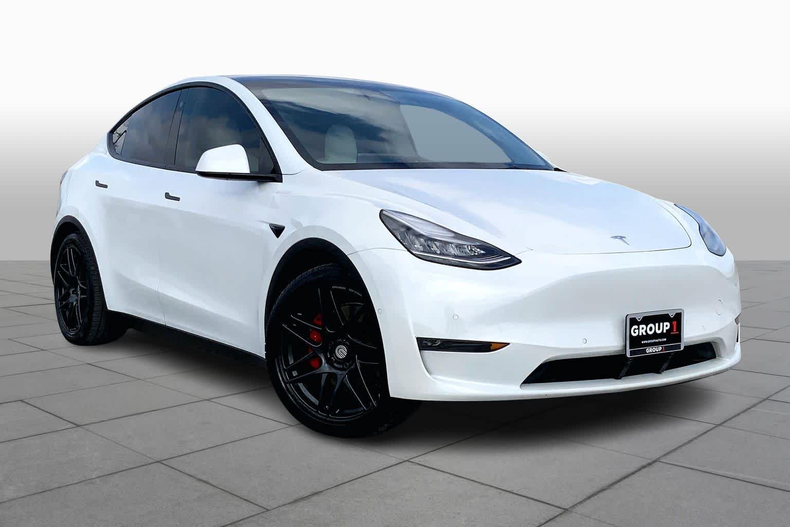 Used 2021 Tesla Model Y Performance with VIN 5YJYGDEF3MF093025 for sale in Houston, TX