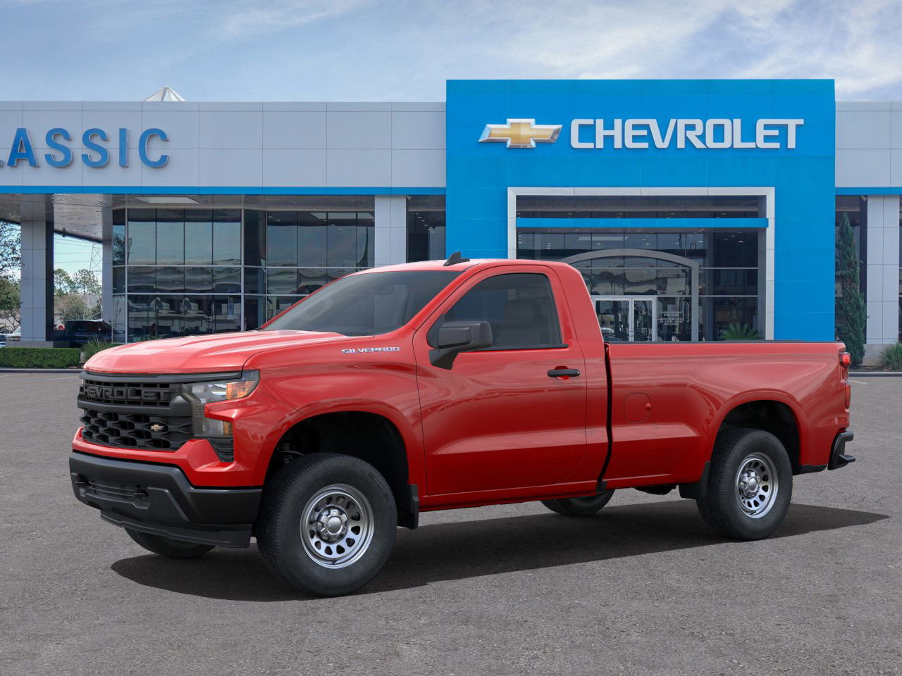 2025 Chevrolet Silverado 1500 WT Red at Browns Ford of Amsterdam