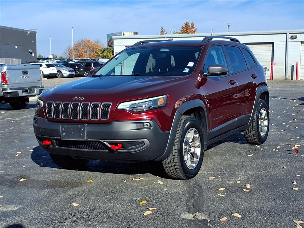 Used 2020 Jeep Cherokee Trailhawk with VIN 1C4PJMBN2LD537946 for sale in Kansas City