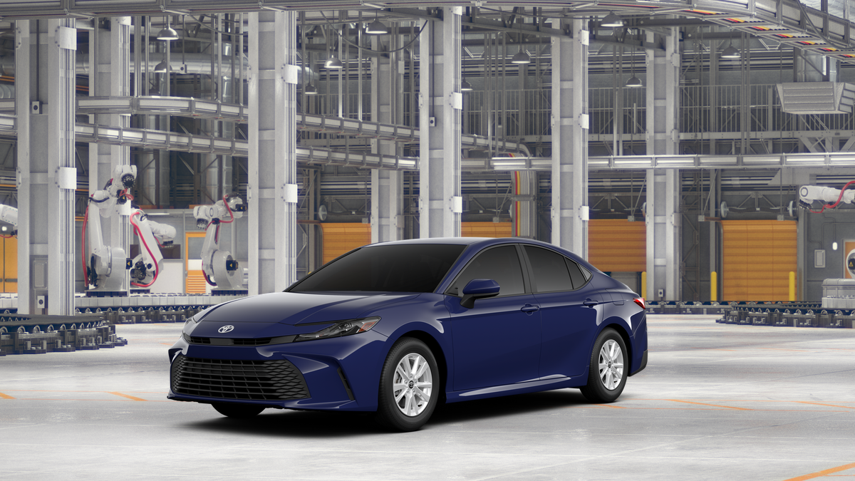 New 2025 Reservoir Blue Toyota LE image 1