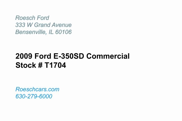 Used 2009 Ford E-Series Econoline Van Commercial with VIN 1FTSE34L59DA65366 for sale in Bensenville, IL