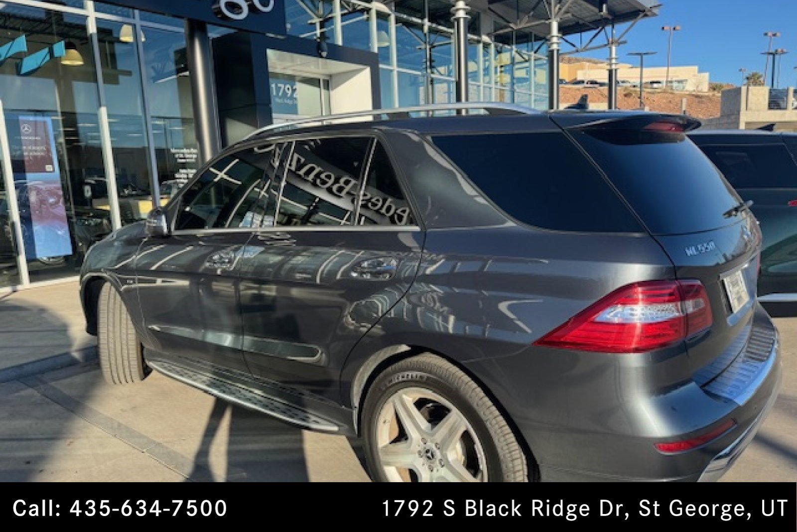 Used 2014 Mercedes-Benz M-Class ML550 with VIN 4JGDA7DB4EA308515 for sale in St. George, UT