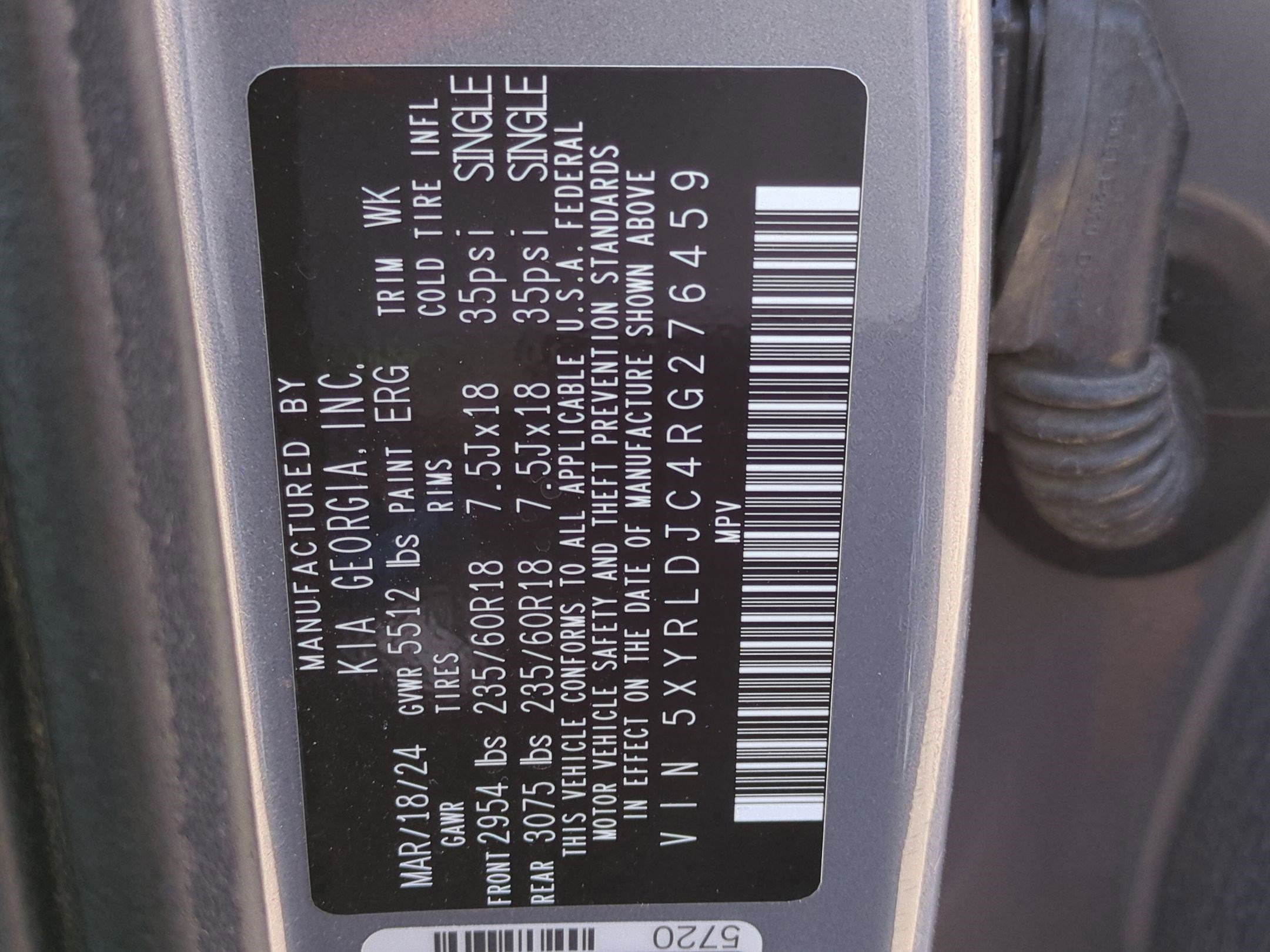 2024 Kia Sorento S photo 31
