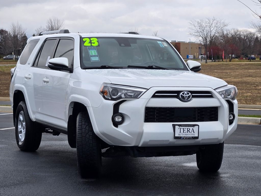 Pre-Owned 2023 White Toyota 4Runner SR5 Premium 4 Door SUV For