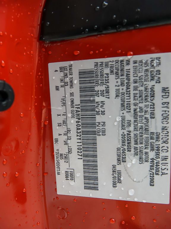 2002 FORD THUNDERBIRD - Image 22