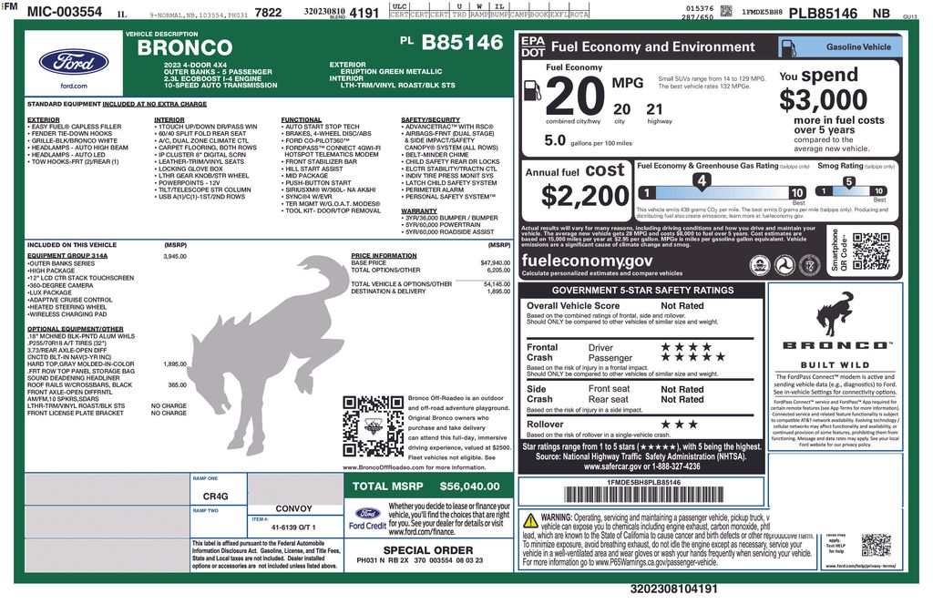 2023 FORD BRONCO - Image 27