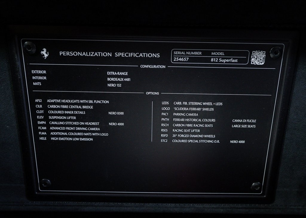 2020 Ferrari 812 Superfast Base photo 20
