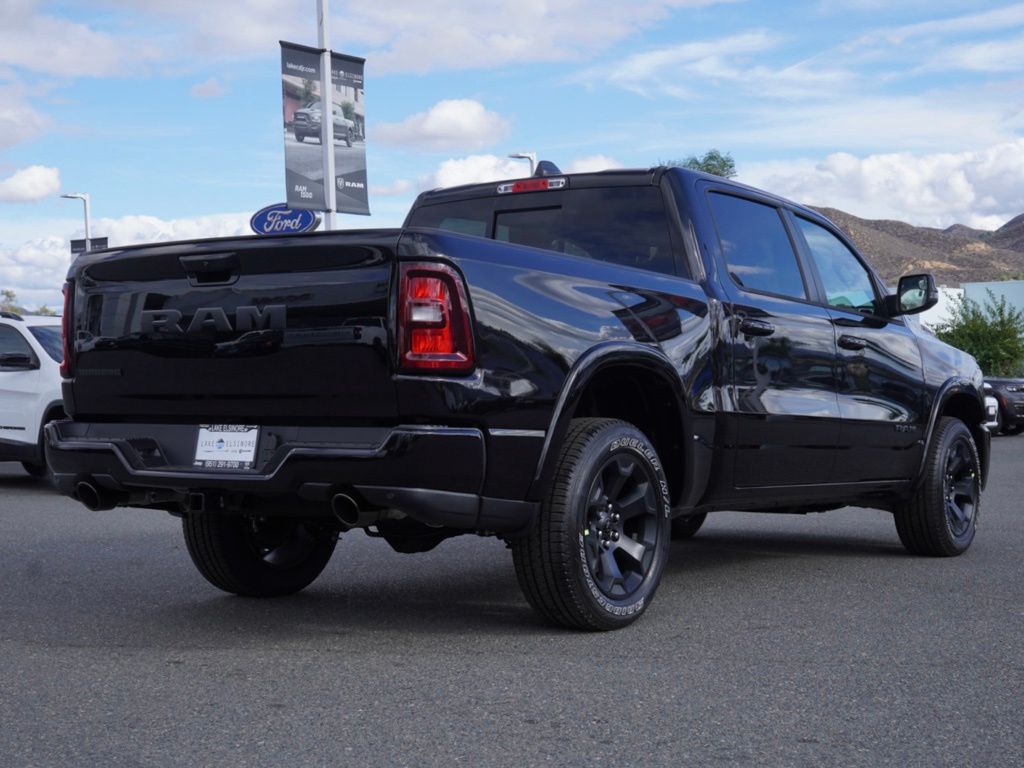 New 2026 Diamond Black Crystal Pearl-Coat Exterior Paint RAM Big Horn Night Edition image 3