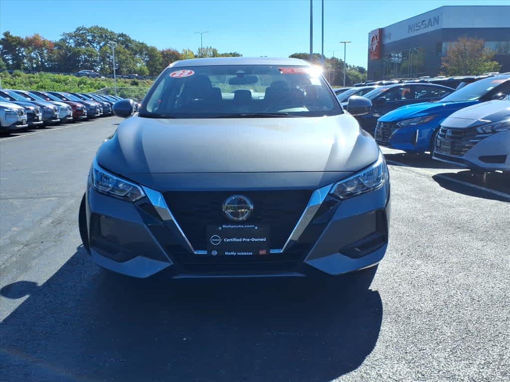 Certified 2023 Nissan Sentra SV with VIN 3N1AB8CV4PY273725 for sale in Woburn, MA