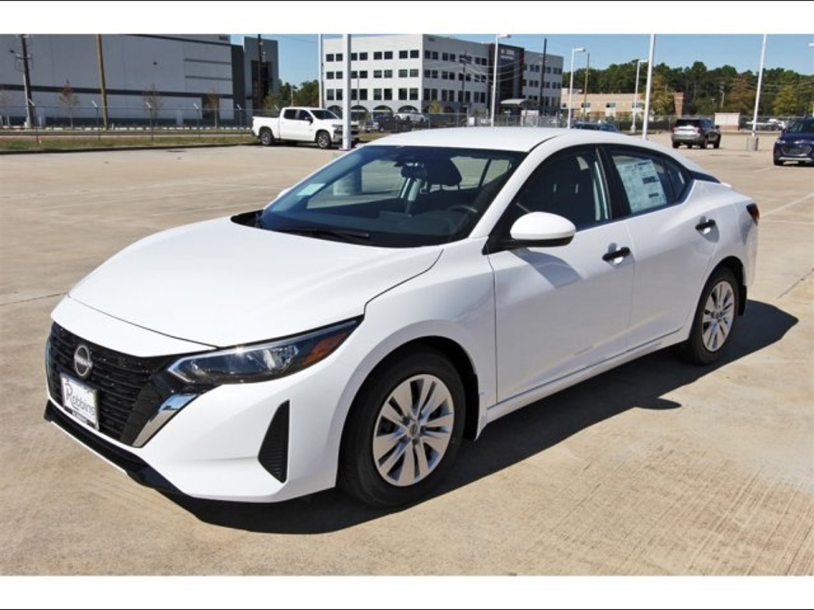 2025 Nissan Sentra S White at Robbins Nissan