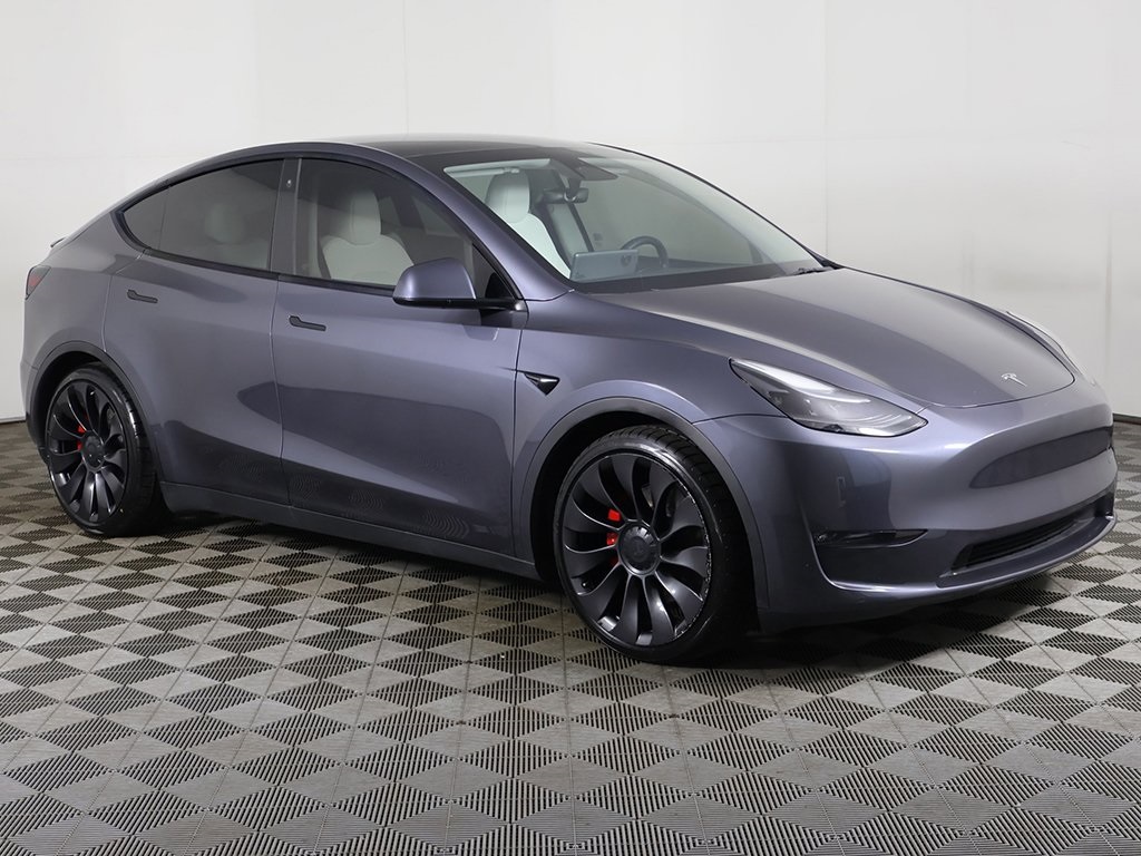 Used 2023 Tesla Model Y Performance with VIN 7SAYGDEF9PF760977 for sale in Akron, OH