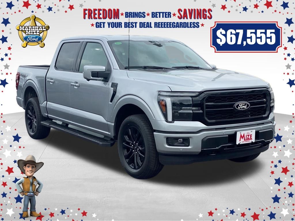 New 2025 Iconic Silver Metallic Ford Lariat image 1