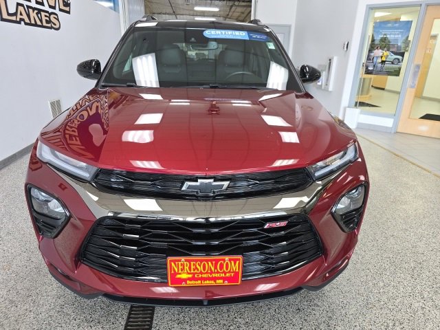 Certified 2023 Chevrolet TrailBlazer RS with VIN KL79MUSL4PB012951 for sale in Detroit Lakes, Minnesota
