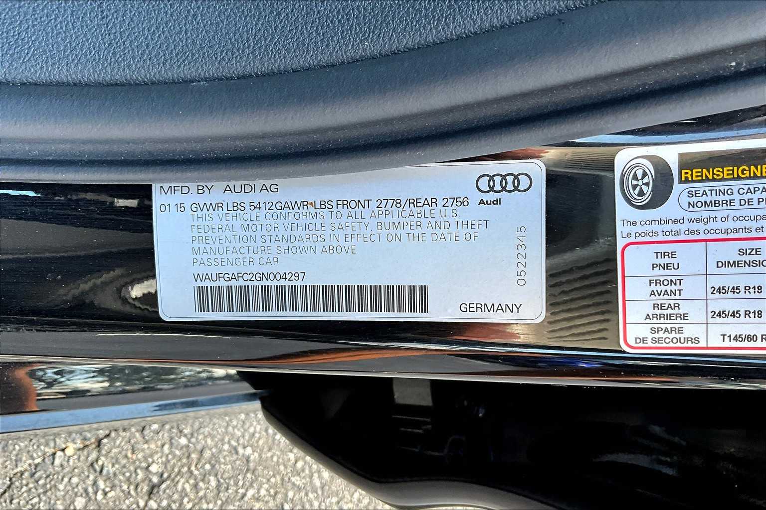 2016 Audi A6 3.0T Premium Plus photo 30
