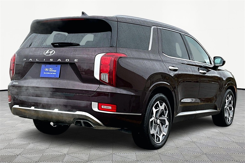 Certified 2022 Hyundai Palisade Calligraphy with VIN KM8R74HE4NU453527 for sale in Kansas City