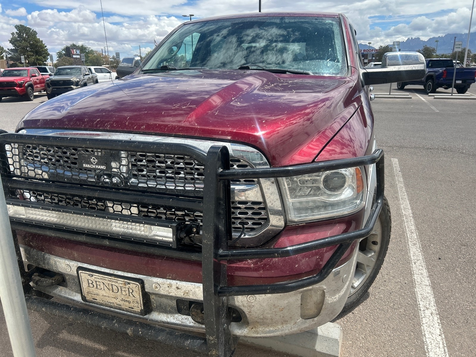 Used 2018 Delmonico Red Pearlcoat Ram Laramie image 1