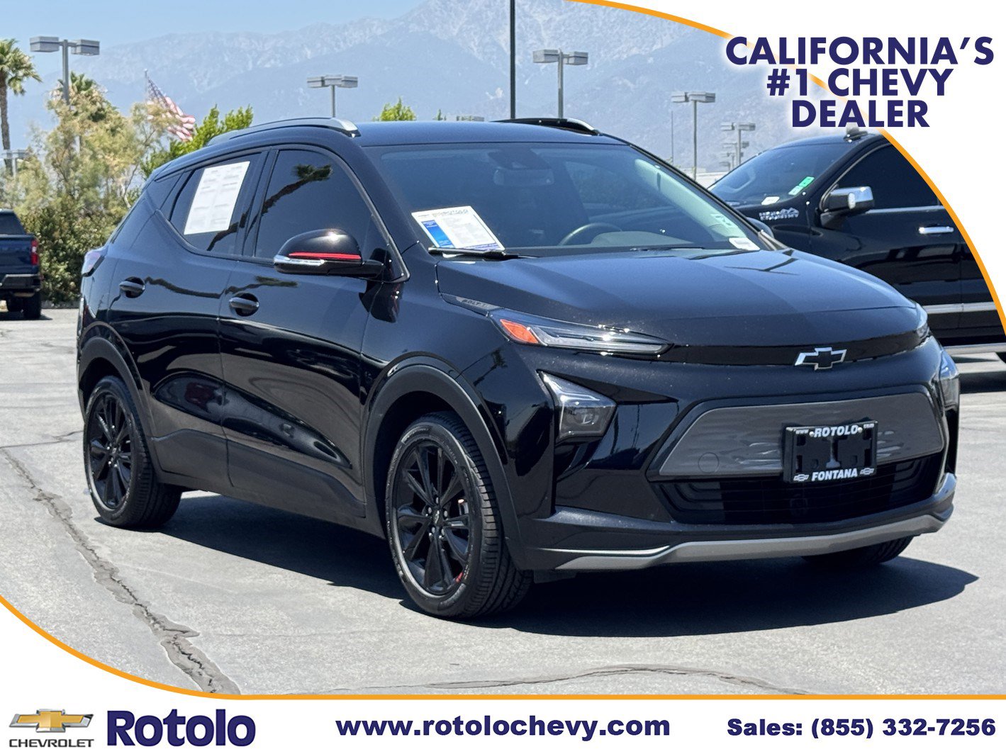 Used 2023 Chevrolet Bolt EUV LT with VIN 1G1FY6S02P4155275 for sale in Fontana, CA
