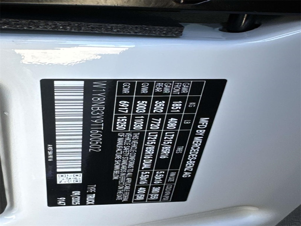 2026 Mercedes Benz Sprinter 3500 photo 27