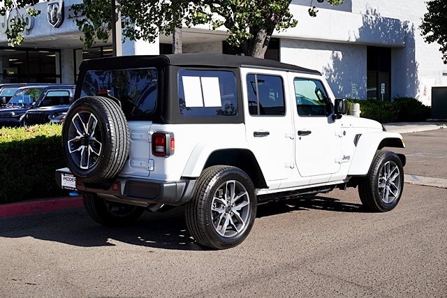 Certified Used 2024 White Jeep Sport S 4xe image 7