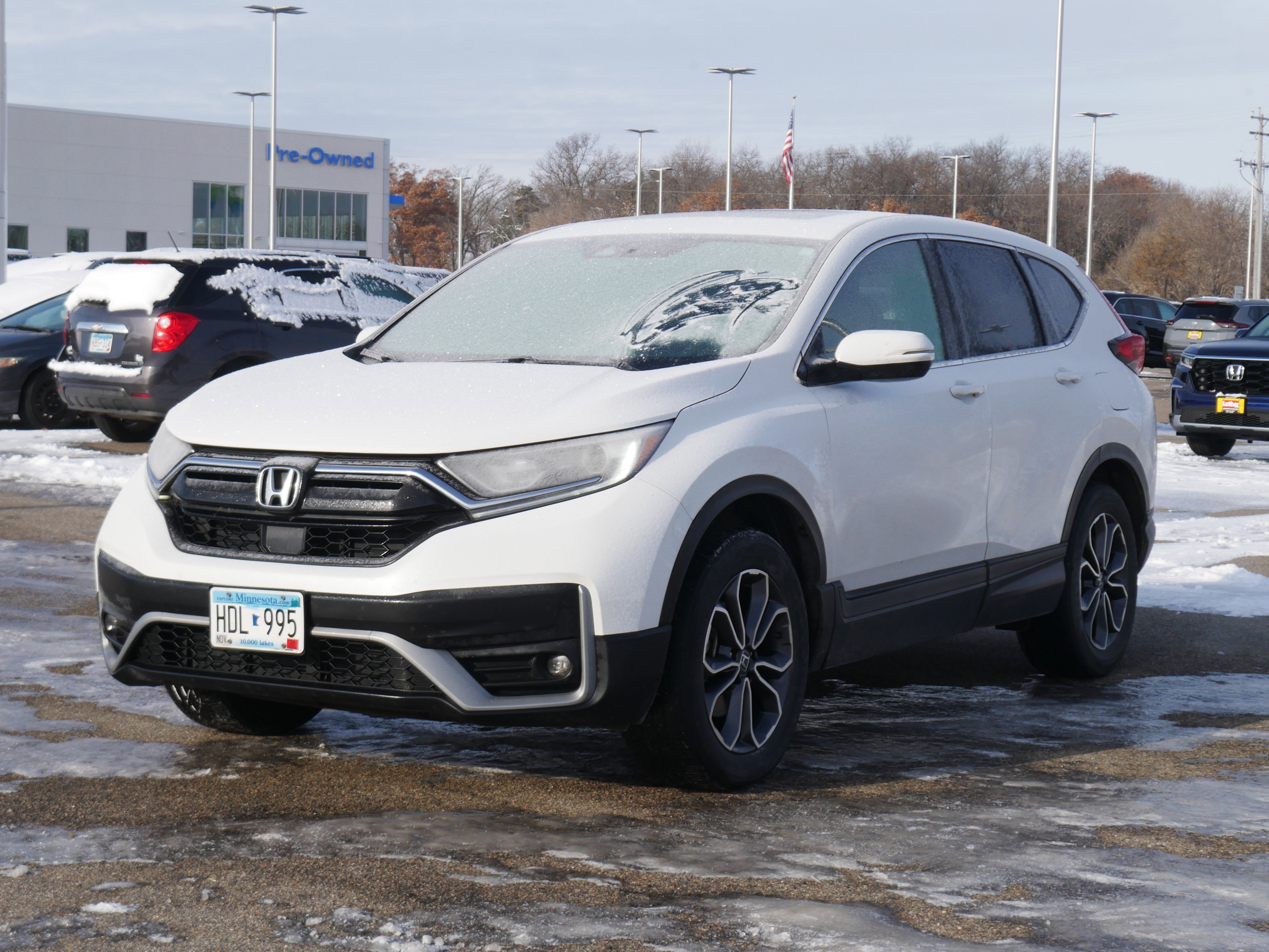 Used 2022 Honda CR-V EX-L with VIN 2HKRW2H84NH606469 for sale in Waite Park, Minnesota