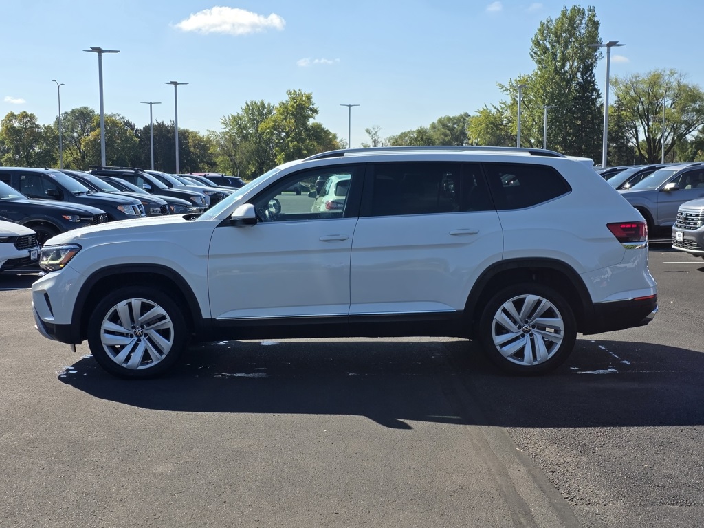 Certified 2021 Volkswagen Atlas SEL with VIN 1V2BR2CA0MC530020 for sale in St. Cloud, Minnesota