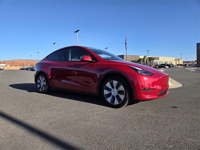 Used 2023 Tesla Model Y Long Range with VIN 7SAYGAEE9PF620630 for sale in Northfield, Minnesota