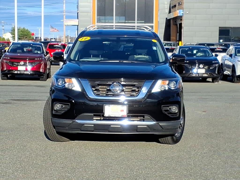 Certified 2019 Nissan Pathfinder S with VIN 5N1DR2MM8KC588422 for sale in Lynnfield, MA