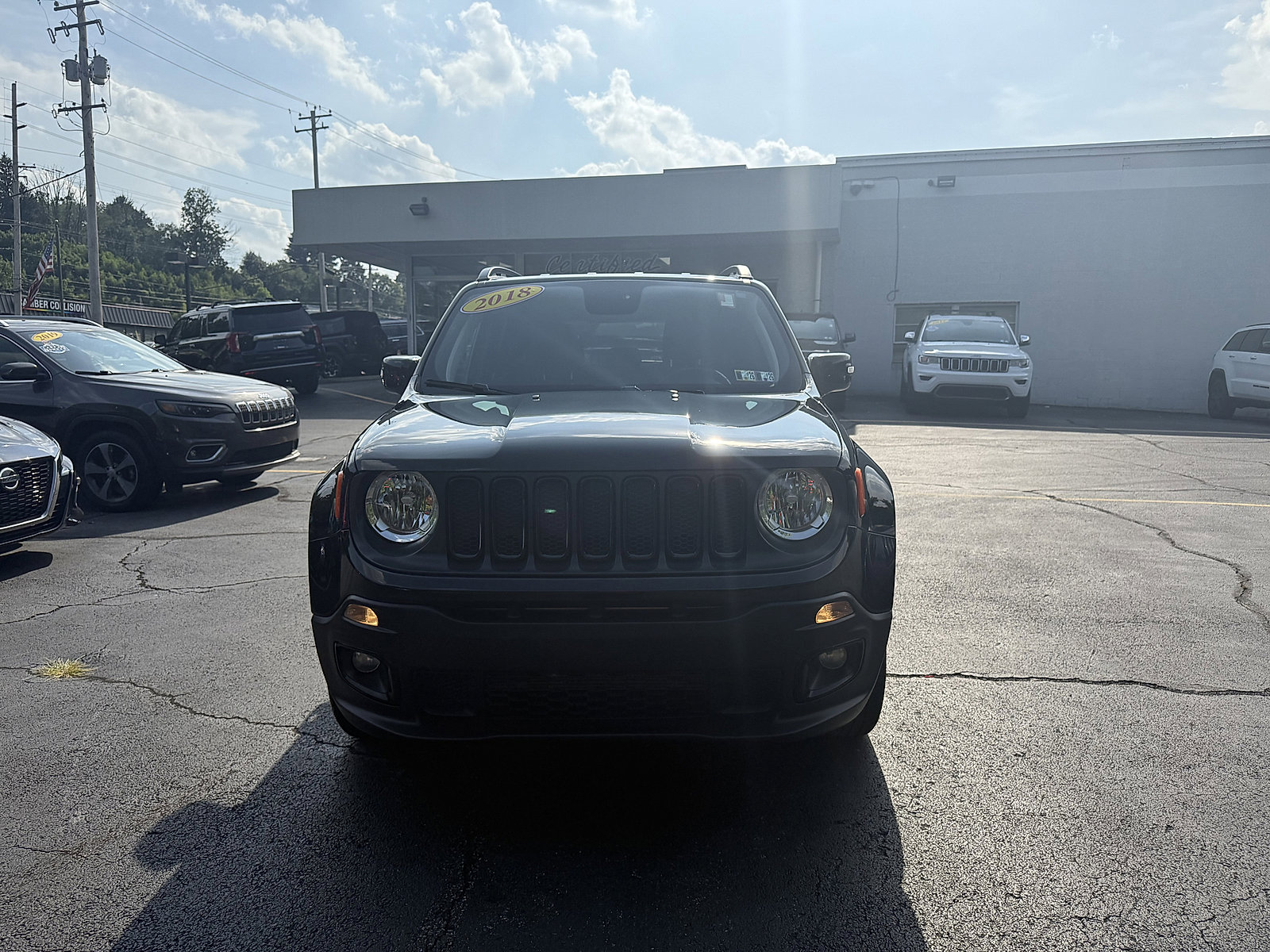 Used 2018 Jeep Renegade Altitude Package with VIN ZACCJBBB5JPH91772 for sale in Newtown Square, PA