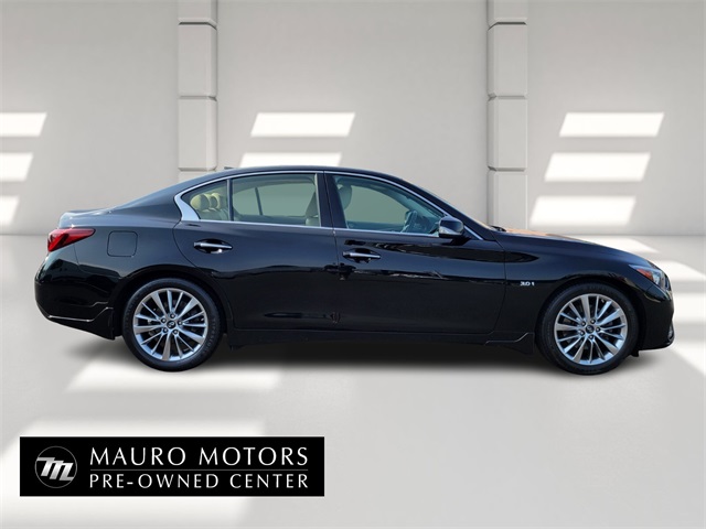 Used 2018 INFINITI Q50 LUXE with VIN JN1EV7AP8JM359539 for sale in North Haven, CT