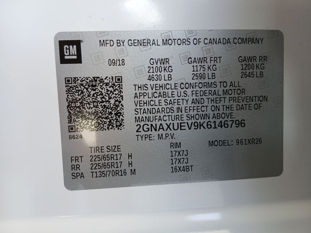 2019 Chevrolet Equinox LT photo 31