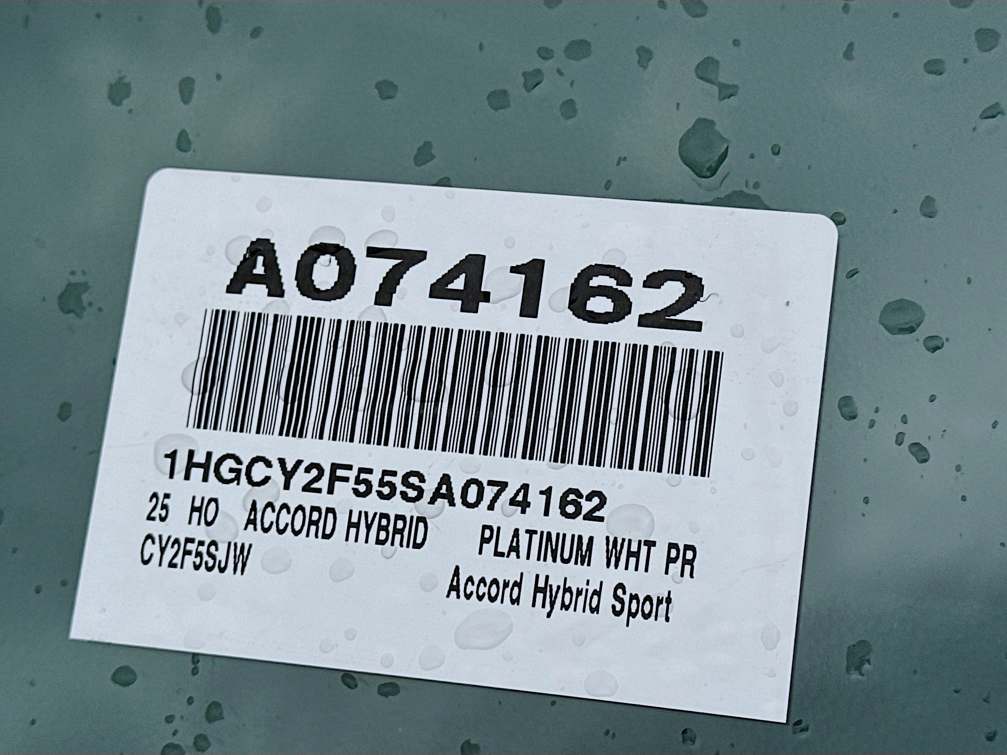 2025 Honda Accord Hybrid Sport photo 25