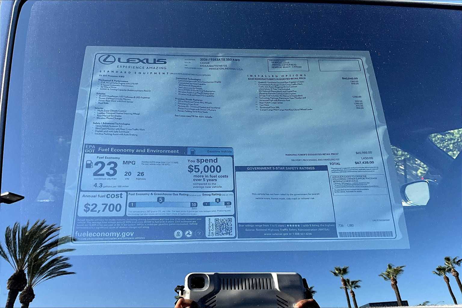 2026 Lexus TX 350 Premium photo 20
