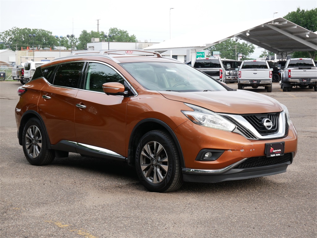 Used 2015 Nissan Murano SL with VIN 5N1AZ2MH9FN283608 for sale in White Bear Lake, Minnesota
