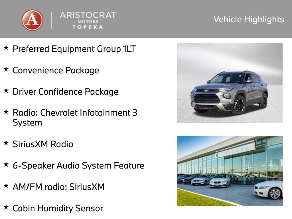 Used 2023 Chevrolet TrailBlazer LT with VIN KL79MPSL1PB157253 for sale in Kansas City