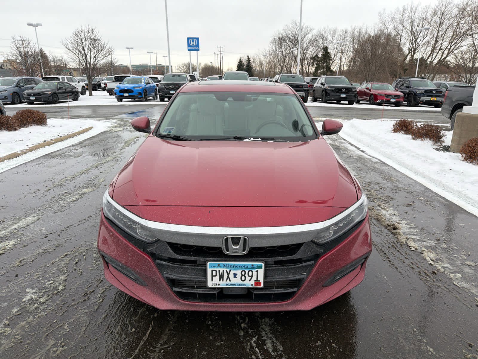 Certified 2018 Honda Accord EX-L with VIN 1HGCV1F64JA124429 for sale in Hopkins, MN