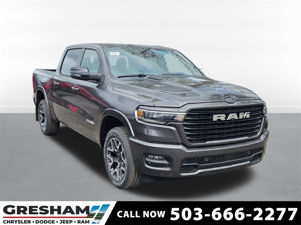 New 2025 Granite Crystal Metallic Clear-Coat Exterior Paint RAM Laramie image 1