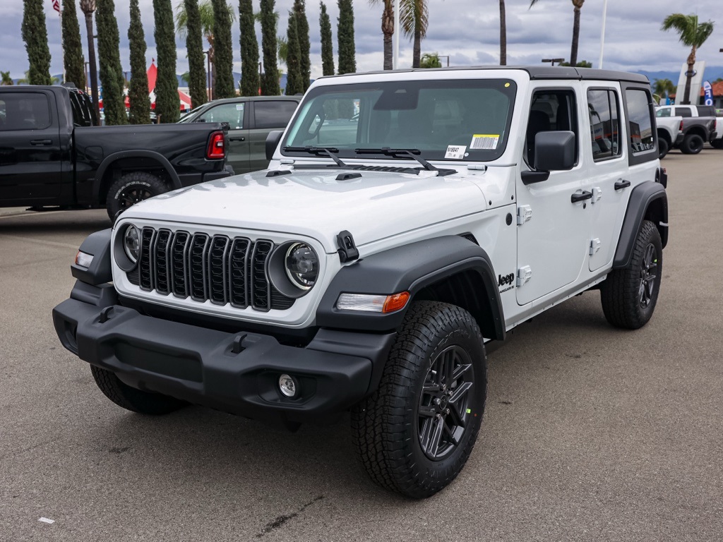 New 2026 Bright White Clear-Coat Exterior Paint Jeep Sport S image 7