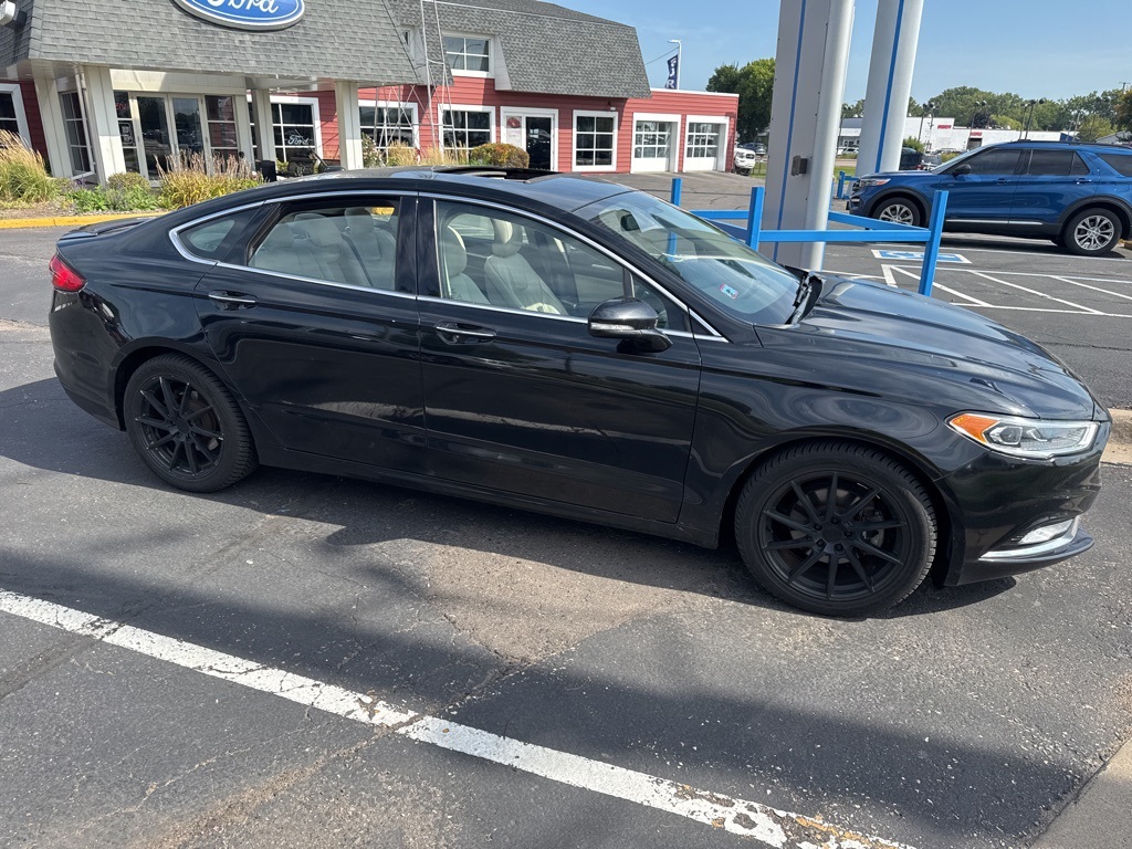 Used 2018 Ford Fusion Titanium with VIN 3FA6P0D98JR205846 for sale in Apple Valley, Minnesota